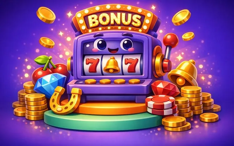 Insta Spin Casino home banner with slot symbols